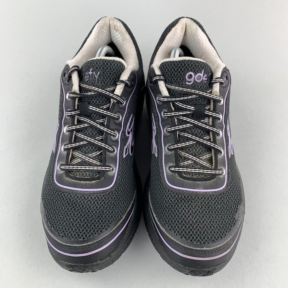 Gdefy Gravity Defyer Mighty Walk Womens Sz 9.5 Black Verso Shock Athletic Shoes - Picture 3 of 11